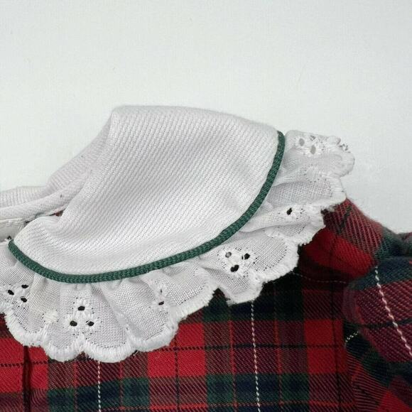 Sarah Louise England Holiday Plaid Collared Dress - Picture 8 of 9